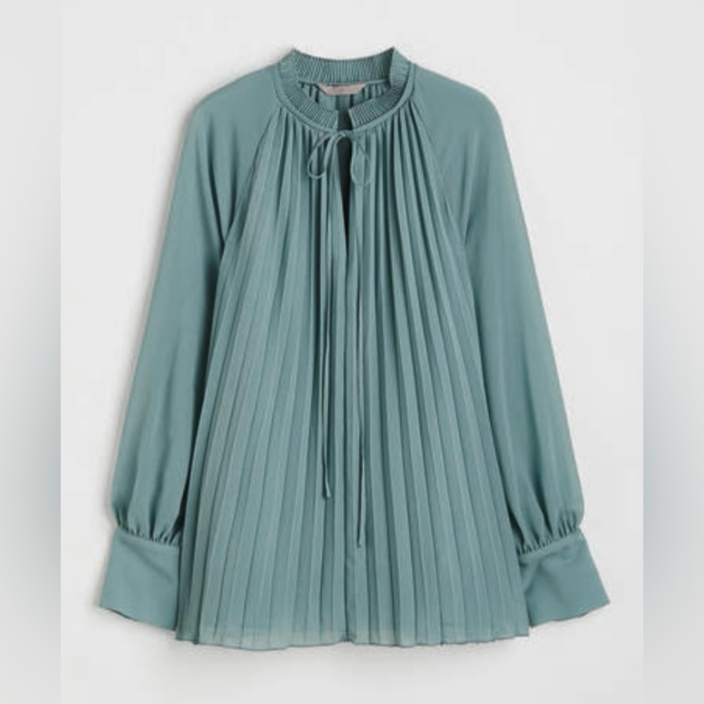 NWT H&M Blue Teal Blouse